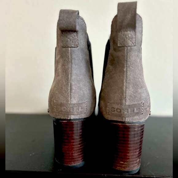 SOREL Chelsea booties suede block-heel - Picture 3 of 7